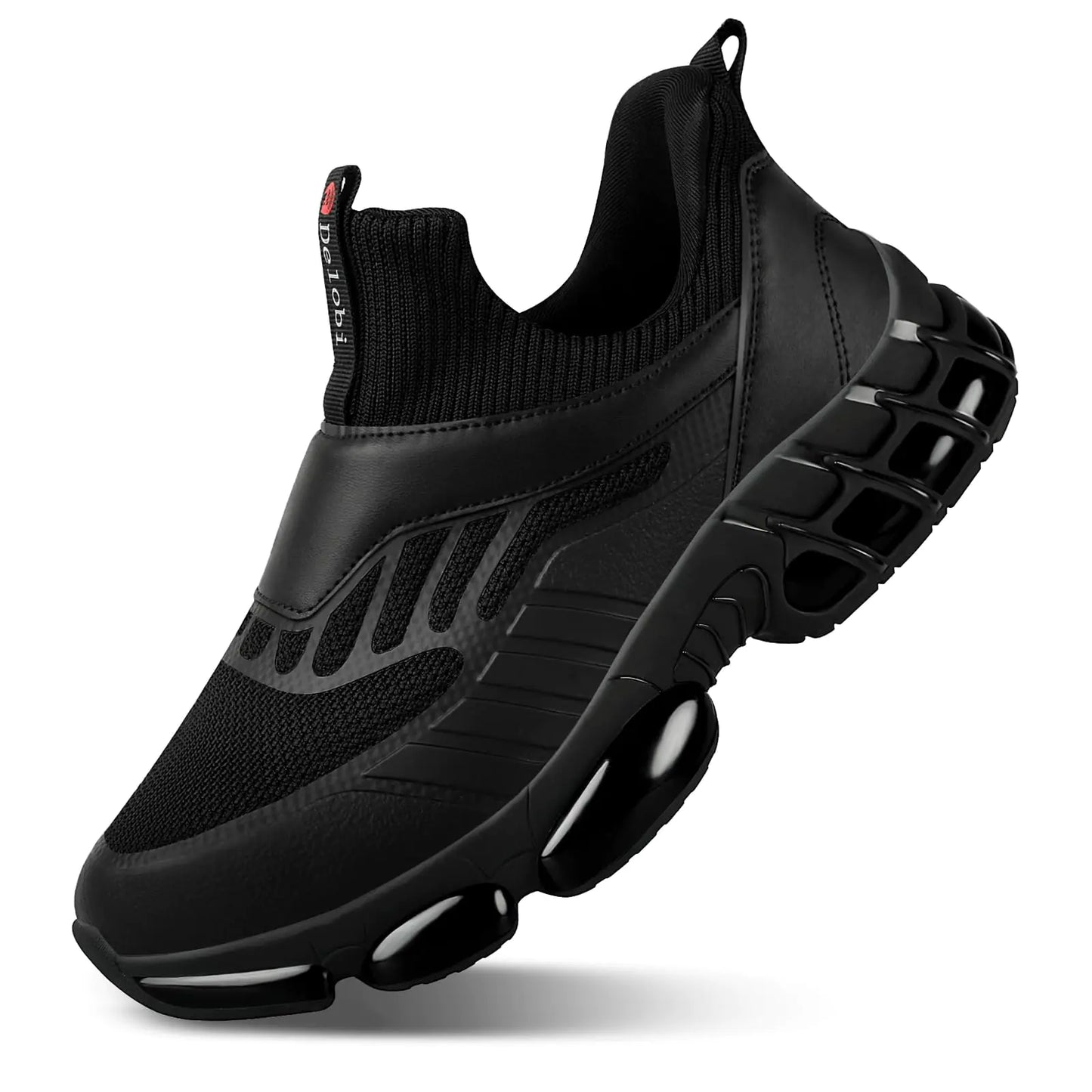 Slip On Steel Toe Sneakers for Women Lightweight Work Safety Shoes Comfortable Air Cushion Industrial Construction Shoes Size 7.5